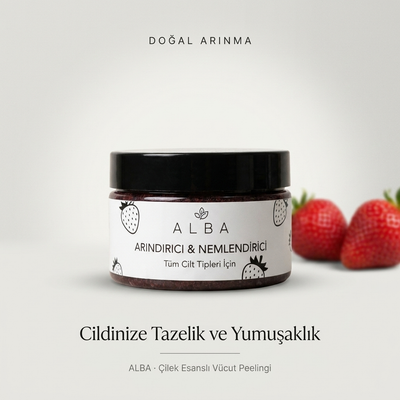 Vücut Peelingi (Çilek Esanslı)